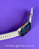 Смартгодинник Smart Watch ULTRA 2 AMOLED 49 мм Білий + металевий ремінець, фото 8