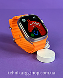 Смартгодинник Smart Watch ULTRA 2 AMOLED 49 мм + з ремінцями силіконовим і металевим, фото 4
