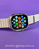 Смартгодинник Smart Watch ULTRA 2 AMOLED 49 мм + з ремінцями силіконовим і металевим, фото 11