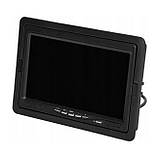 Монітор для камери заднього огляду 7 дюймів 8621 Black DVR, фото 2