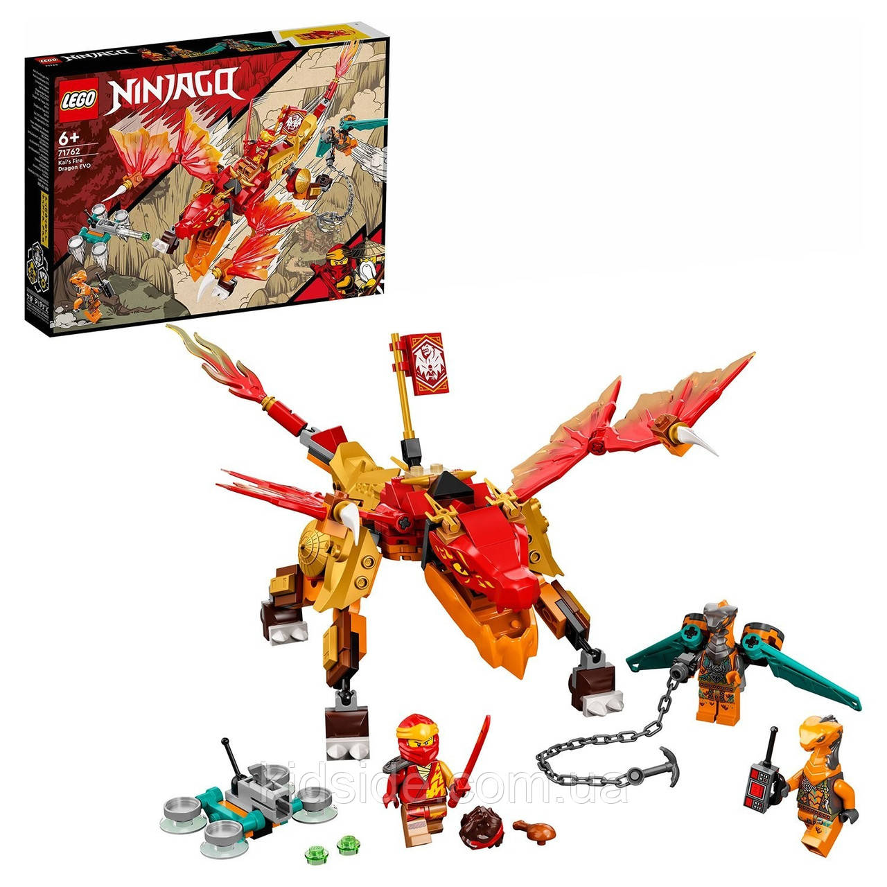 LEGO Ninjago 71762 Вогняний дракон ЕВО Кая
