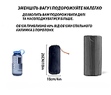 Надувний туристичний матрац з подушкою із вбудованим насосом каремат Solve Синій KT6009104 solve, фото 7