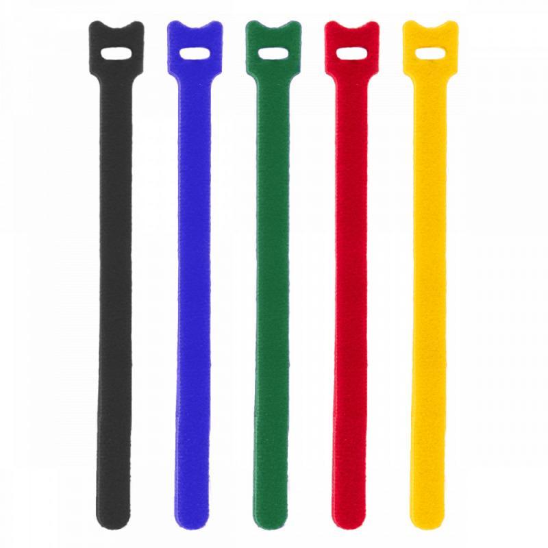 Багатофункціональна стрічка - липучка, 
TC 12x200мм, різнокольорова, 10 шт., HLTC12200/10MIX5