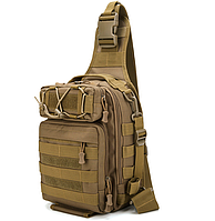 Універсальна сумка - переноска для активного відпочинку, риболовлі: колір койот