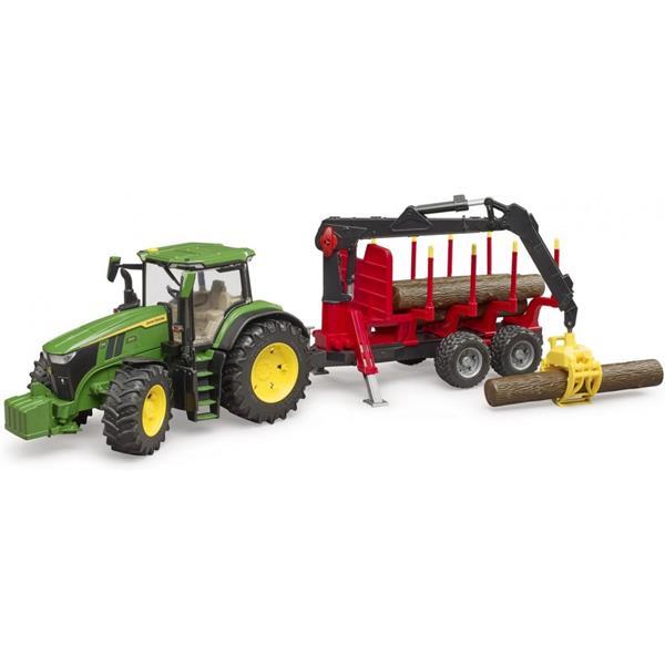 Модель Bruder Трактор John Deere з причепом та маніпулятором 1:16