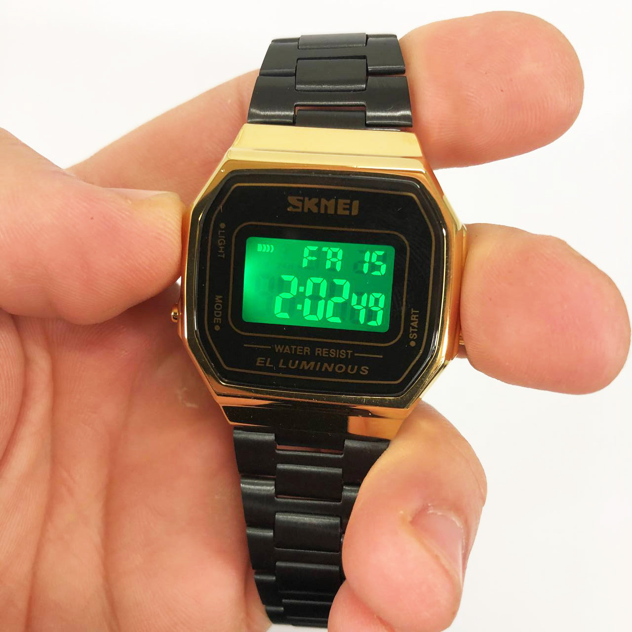 Годинник квадратний Ретро SKMEI 1647GDBK, Годинник retro vintage, Класичні годинники скмей LO-26, фото 1