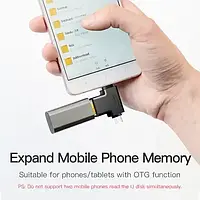 Перехідник Vention USB 3.1 Type-C/USB 3.0 OTG AF/microUSB BM (CDIB0)