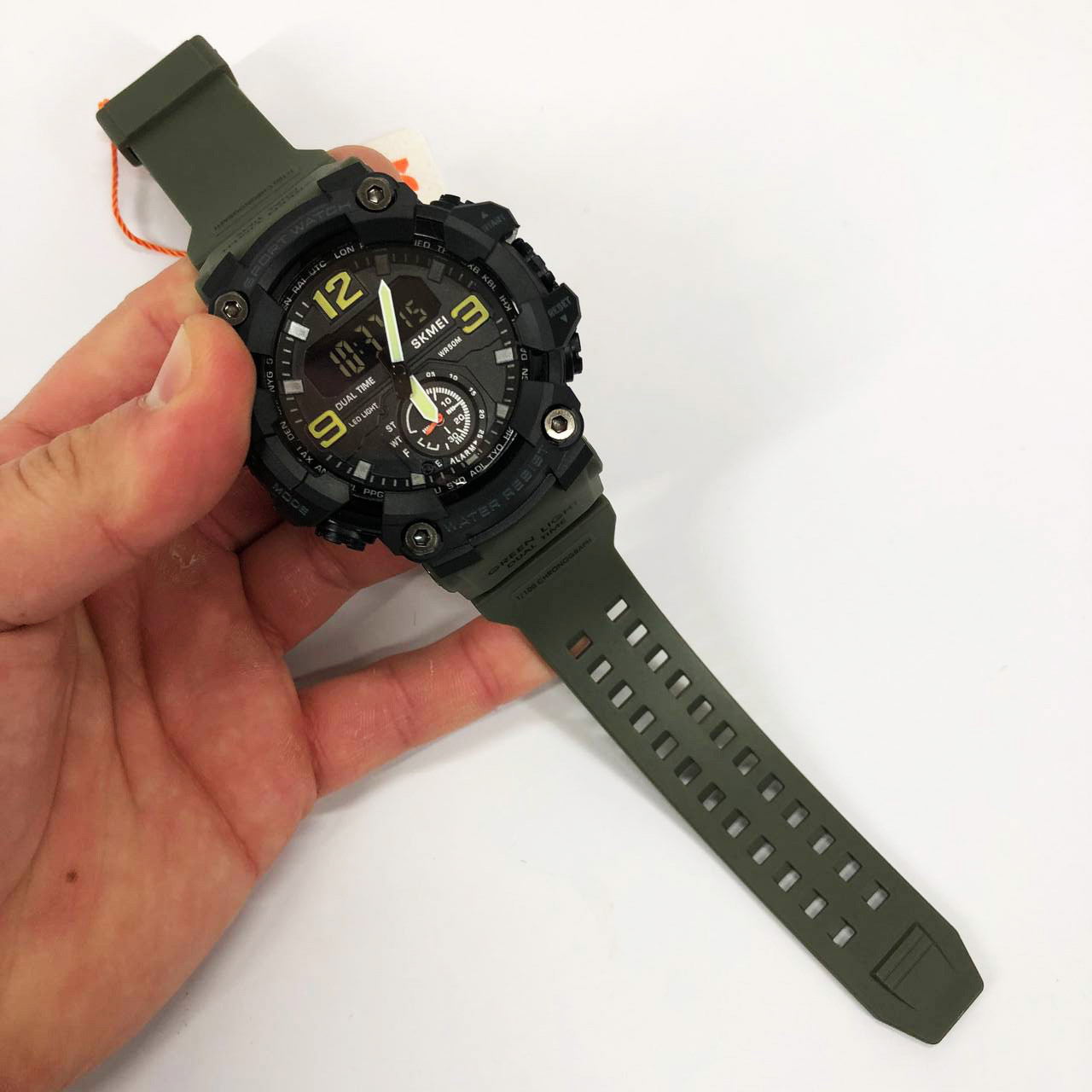 Годинники армійські для ЗСУ SKMEI, Годинники для риболовлі та активного відпочинку QC-48, фото 1