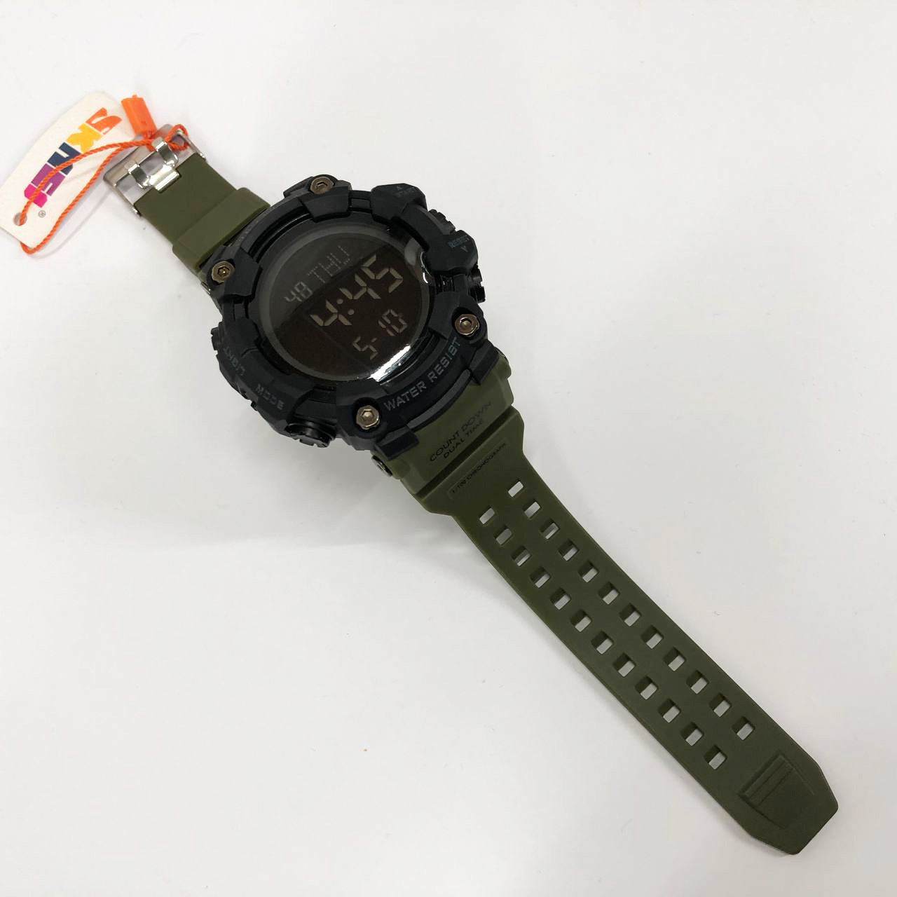 Спеціальні годинники для армії SKMEI 1968AG, Електронні наручні годинники чоловічі тактичні QB-74, фото 1