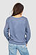 Кофта жіноча з манжетами, колір джинс, 244R999, фото 4