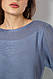 Кофта жіноча з манжетами, колір джинс, 244R999, фото 5