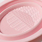 Ванночка для миття пензликів макіяжу складана (рожевий), фото 5