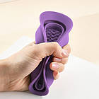 Ванночка для миття пензликів макіяжу складана (фіолетовий), фото 2