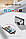 Картридер Vention USB 2.0 Type-C MicroSD Card Reader Gray Zinc Alloy Type, фото 8