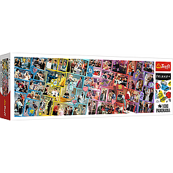 Пазли - (1000 елм. Панорама) - "Зустріч з друзями" колаж