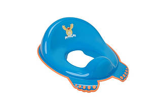 Туалетне сидіння "Монстрики" з гумками протиковзними (Блакитний)