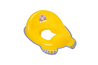 Туалетне сидіння "Монстрики" з гумками протиковзними (Жовтий)