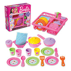 Набір посуду 21 предмет Barbie (290*300*110 мм) "dede"