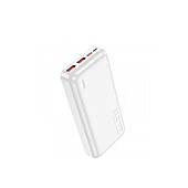 Зовнішній акумулятор HOCO J101A Astute 22.5W fully compatible power bank 20000mAh White