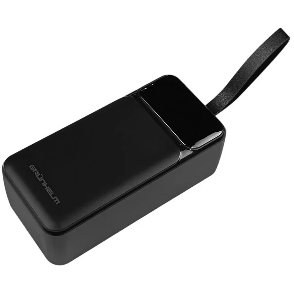 Зовнішній портативний акумулятор Grunhelm GP-40BQC 40000mAh Black 22.5W