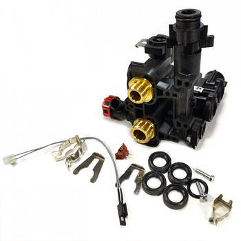 Гідравлічний вузол подачі (лівий) для газового котла Chaffoteaux Alixia, Niagara/Pigma/Talia Green 60002319