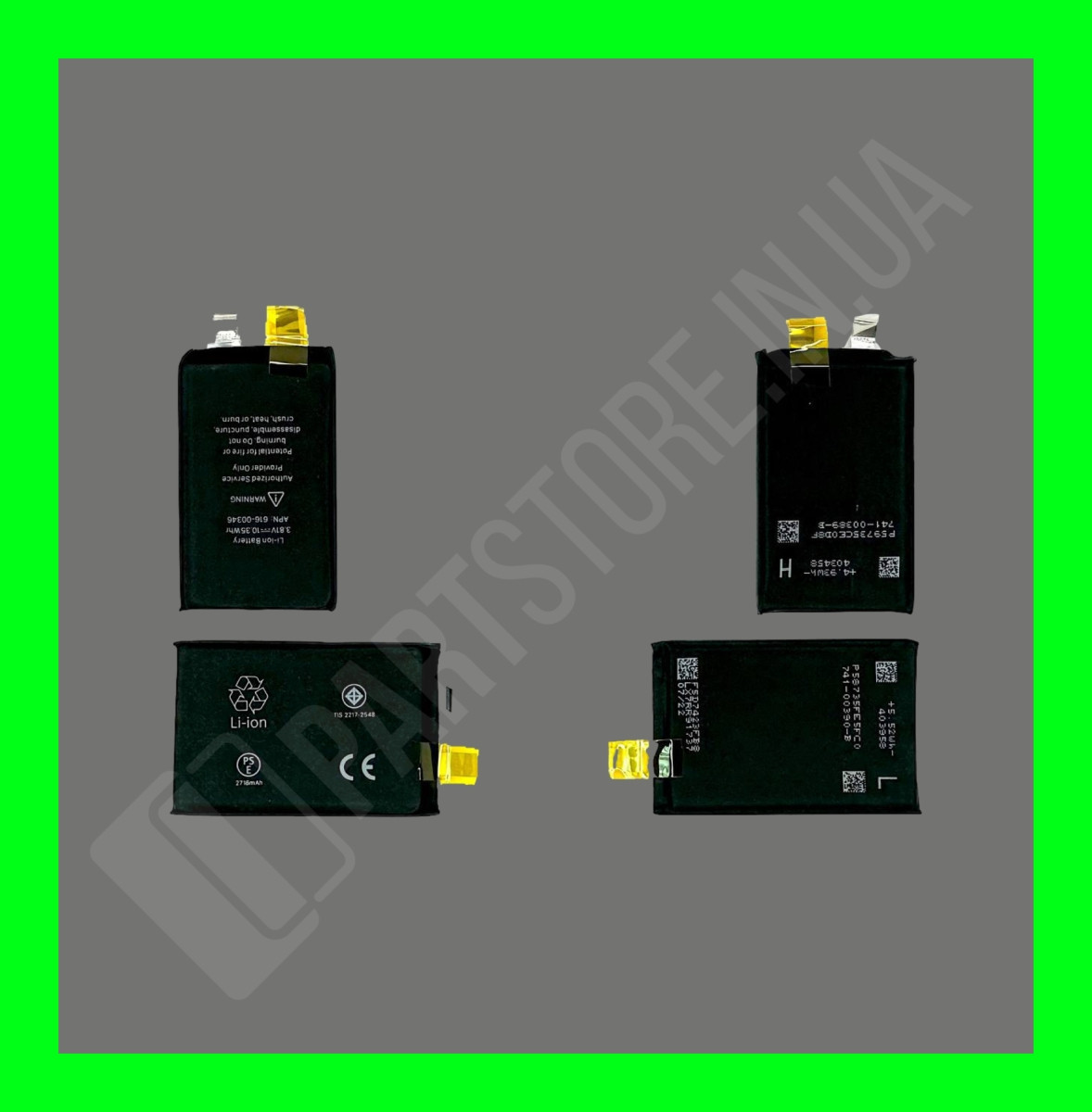 Акумулятор Apple iPhone X (A1865/A1901/A1902) (616-00346), без контролера, оригінал Китай