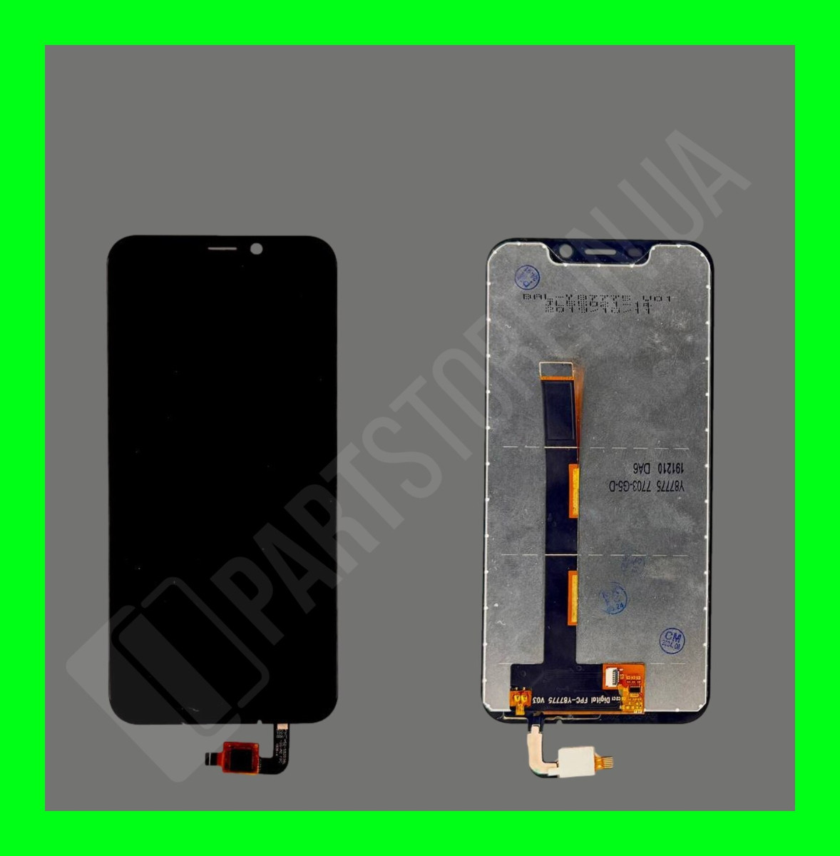 Дисплей Blackview A30 із сенсором, чорний (знятий із телефона) - фото 1 - id-p2361787954