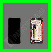 Дисплей Blackview BV6100 із сенсором та рамкою, чорний (оригінальні комплектуючі)