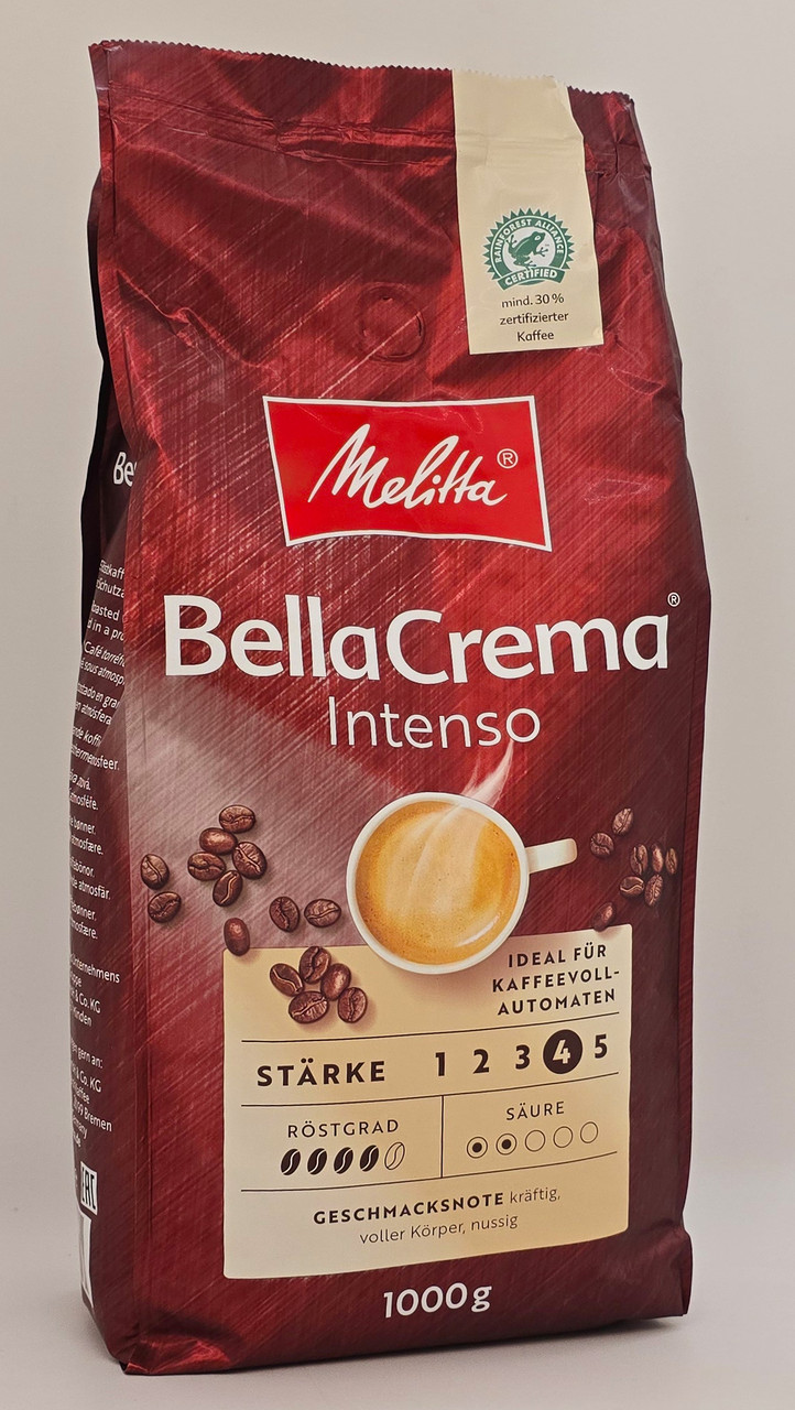 Кава в зернах Melitta Bella Crema Intenso 1 кг Німеччина, фото 1
