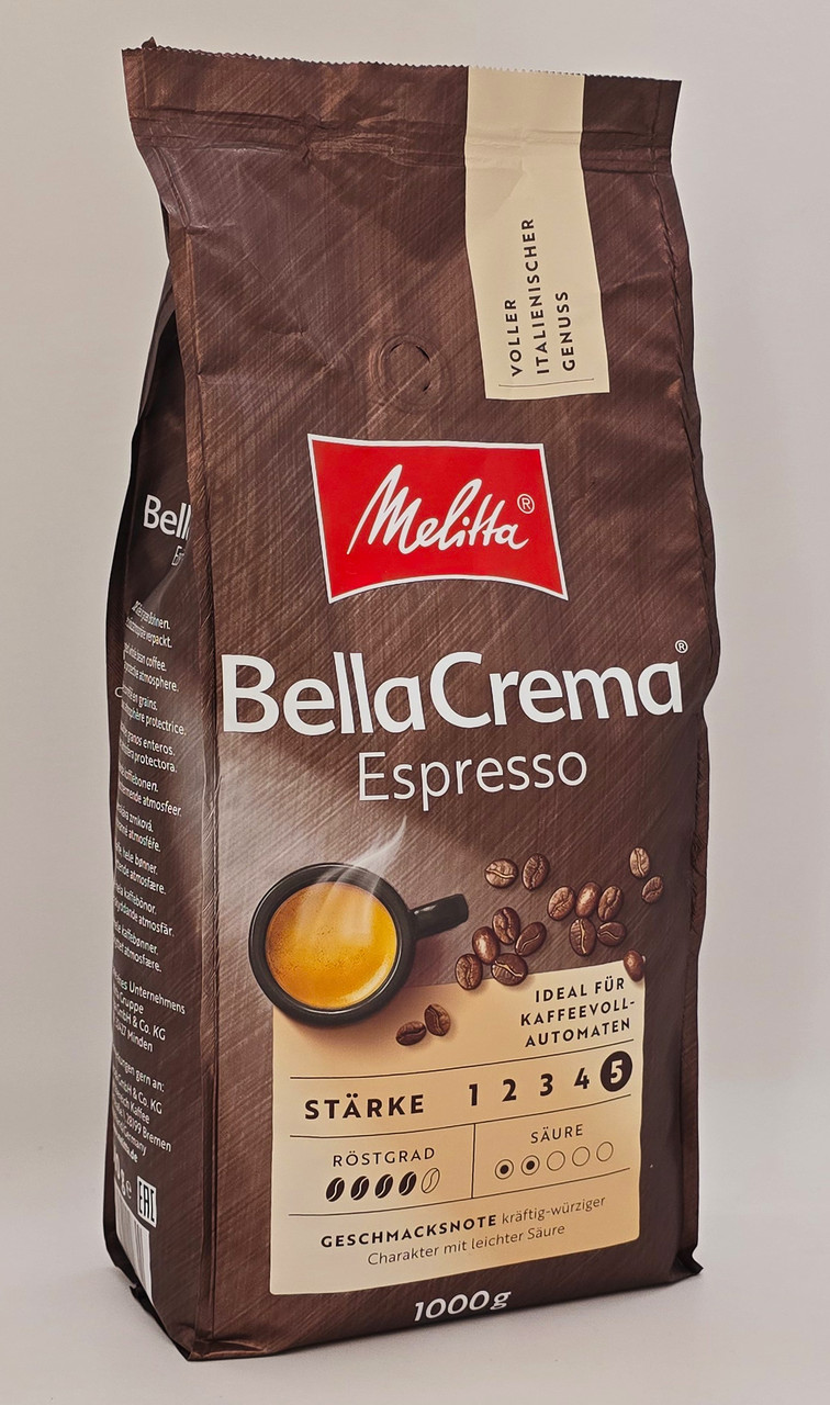 Кава в зернах Melitta Bella Crema Espresso 1 кг Німеччина