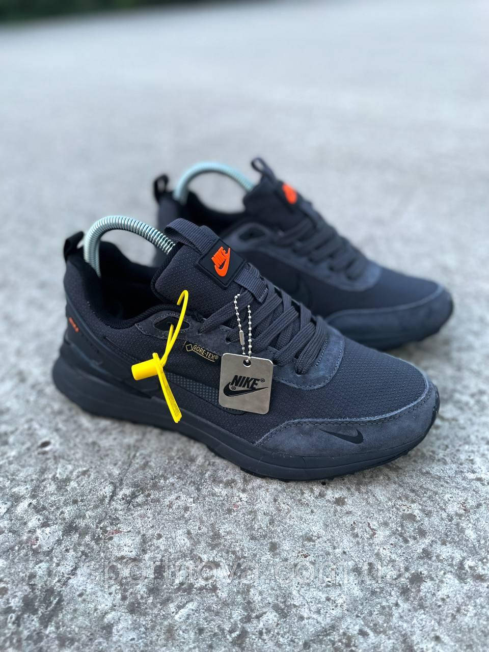Чоловічі термо-кросівки Nike Zoom, розмір 41-46, графітного кольору