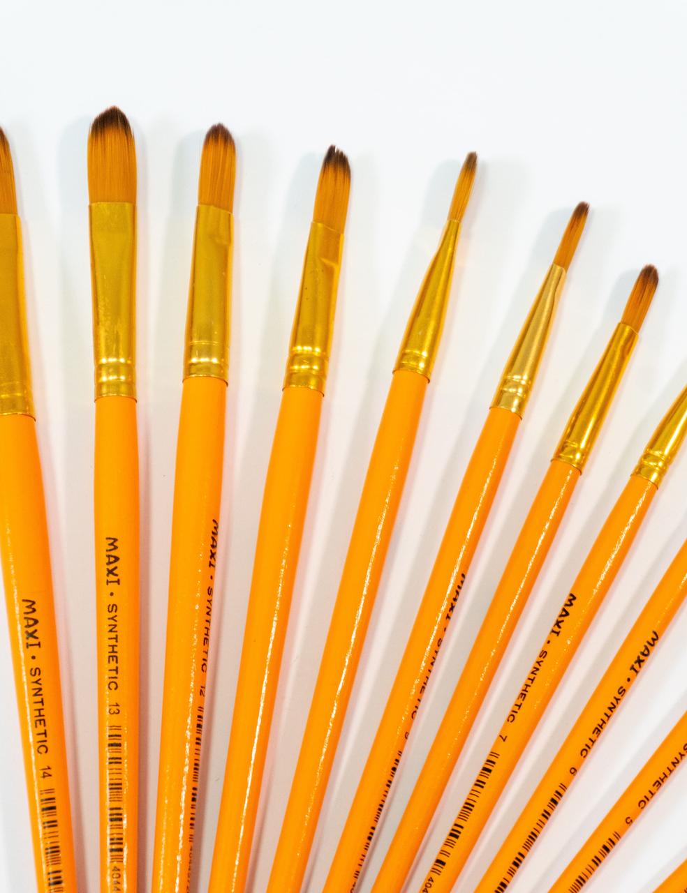 Пензель синтетика №11 овальний Maxi, фото 1