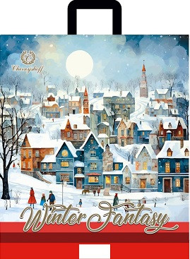 Пакет петля новорічний 40*42 Зимова фантазія