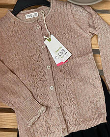 Кофта на гудзиках с люрексом демі на дівчинку 5-6 років зріст 116 см