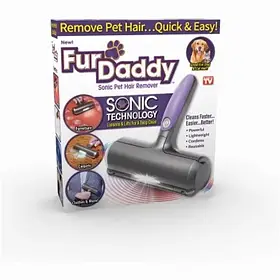 Електрична щітка для видалення шерсті тварин на меблів, одязі Fur Daddy Sonic SV227