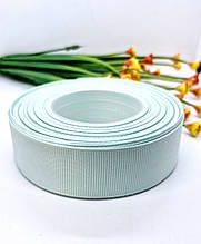 Стрічка репсова 2,5 см. Ціна за 1 метр. Колір тіфані.