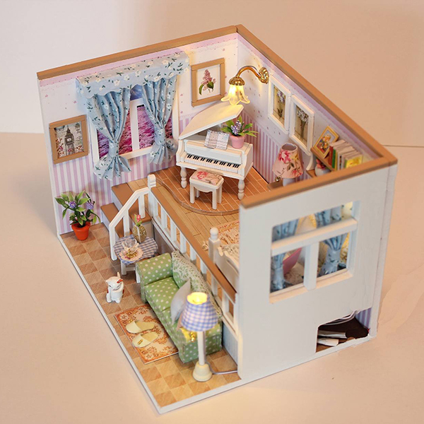 3D Румбокс «Because of You»» Ляльковий будиночок DIY DollHouse