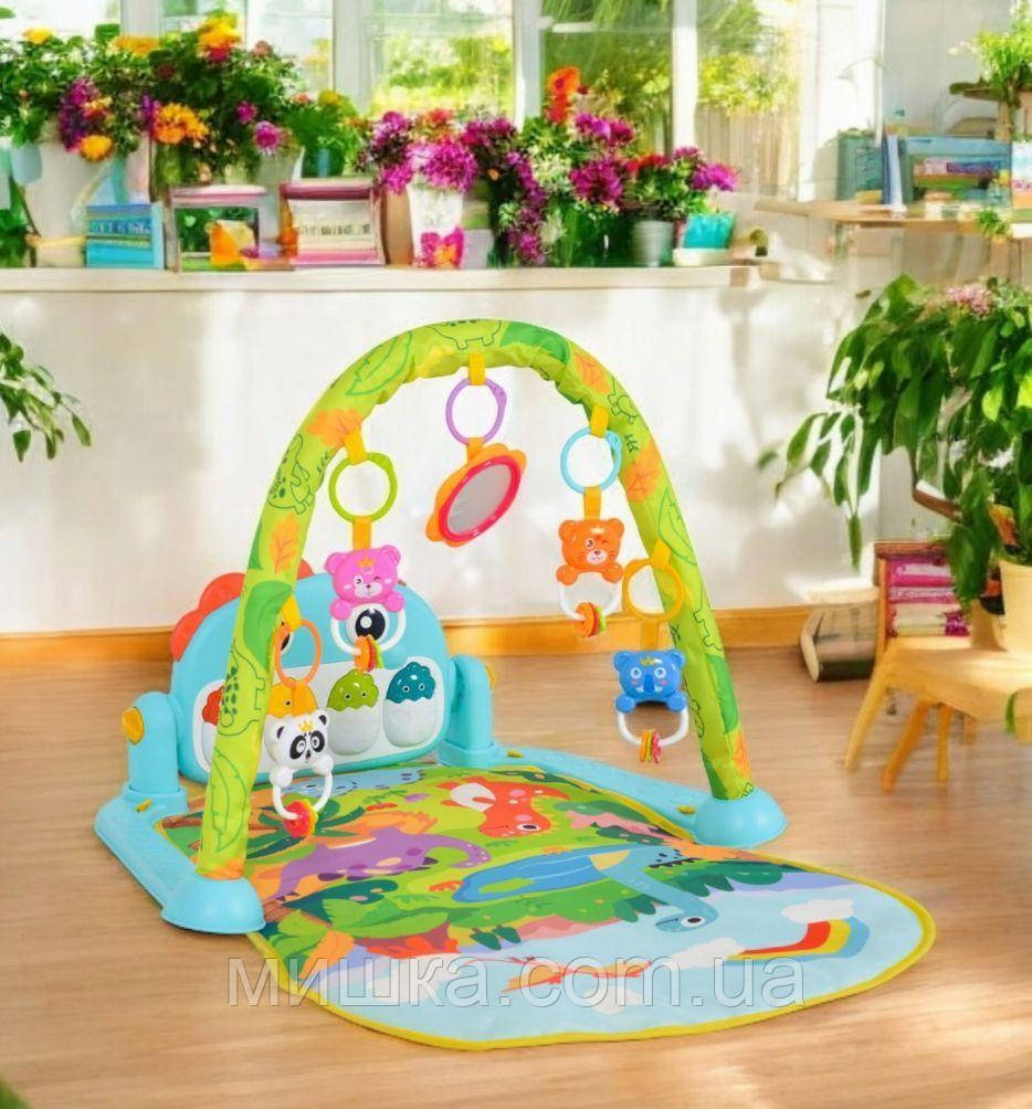 Розвиваючий килимок 710*470 мм для немовляти HB 0027 з піаніно (світиться), фото 1