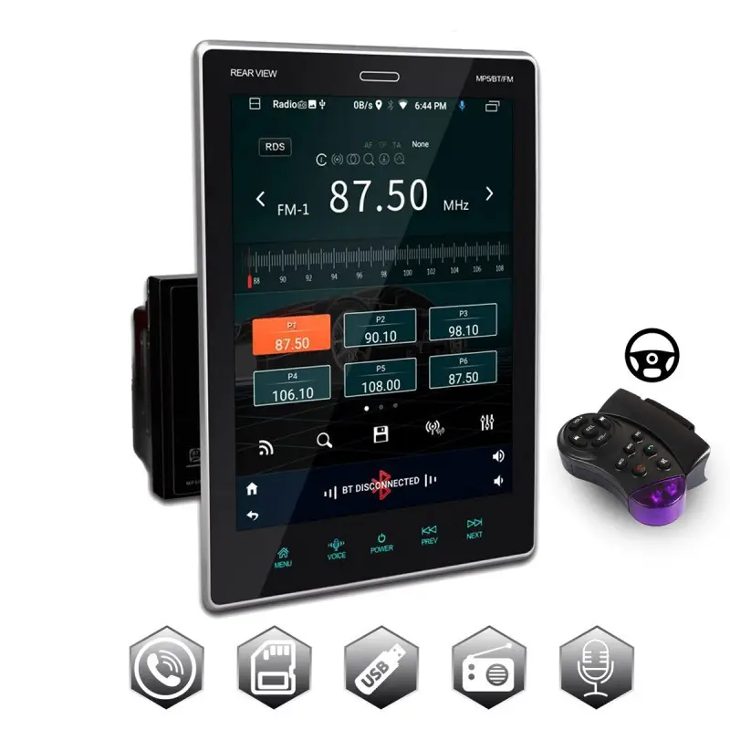 Автомагнітола 2Din з екраном 9.5" Tesla Style, фото 1