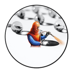 Склокульки для струминної обробки та аквабластингу