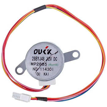 Мотор крокової тяги шторок для кондиціонера Beko MP2835 12V 9196030126