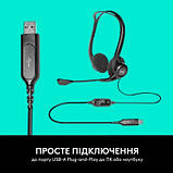 Promo Ціна! Навушники Logitech PC 960 Stereo Headset USB (981-000100) - тільки на ZaGrosh.com.ua, фото 5