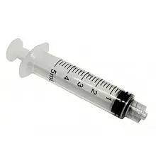 Шприц ін'єкційний 3-х компонентний одноразовий стерильний 5 мл із голкою 22 G (0.7*40мм) (100шт)Луєр Лок