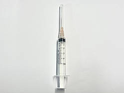 Шприц ін'єкційний одноразовий саморуйнівний з голкою "MEDICARE" Luer Lock, 5 мл