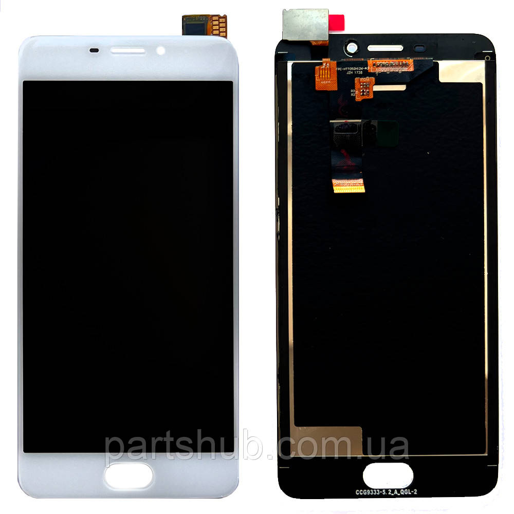 Дисплей (екран) Meizu M6 M711H з тачскріном (білий оригінал 100%), фото 1