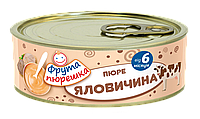 Пюре мясное говядина Фрута пюрешка, 120 г