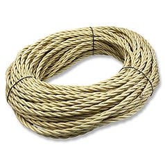 Провід для зовнішньої електропроводки бежевий перетин дроту 2,5 3-х жильний ER-117425