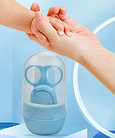 Манікюрний набір 4в1 дитячий, блакитний