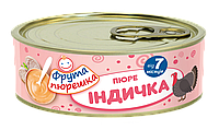 Пюре мясное индейка Фрута пюрешка, 120 г