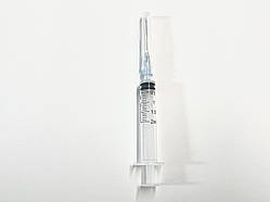 Шприц ін'єкційний одноразового використання луєр сліп "MEDICARE", 2,0 мл (3-х компонентний,0,6*25мм)